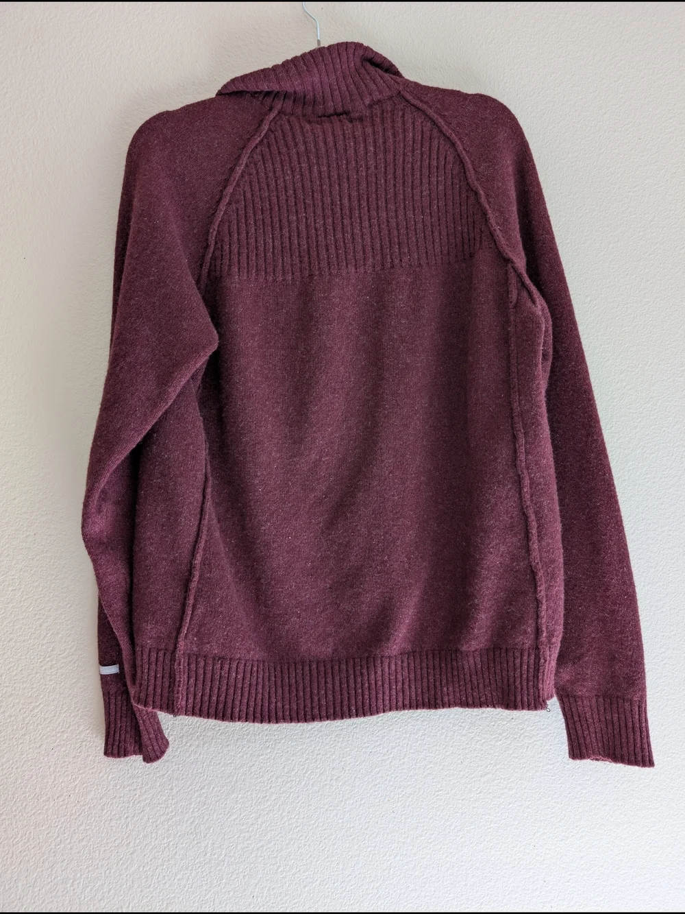 Columbia Wool Quarter Zip-Up Sweater Size Medium